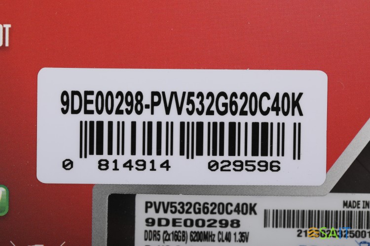 Память DDR5 2x16Gb 6200MHz Patriot PVV532G620C40K Viper Venom RTL Gaming PC5-49600 CL40 DIMM 288-pin 1.35В kit с радиатором Ret