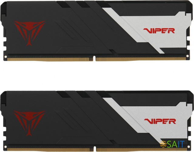 Память DDR5 2x16Gb 6200MHz Patriot PVV532G620C40K Viper Venom RTL Gaming PC5-49600 CL40 DIMM 288-pin 1.35В kit с радиатором Ret