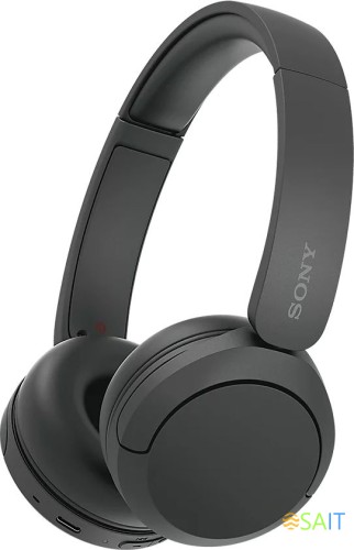Наушники накладные Sony WH-CH520 черный беспроводные bluetooth оголовье (WH-CH520/B)