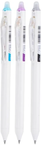 Набор ручек гелев. Deli EG160-3AS белый (3шт) стираемая