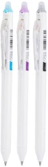 Набор ручек гелев. Deli EG160-3AS белый (3шт) стираемая