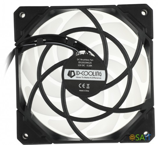 Вентилятор для корпуса ID-Cooling NO-12015-XT ARGB 120х120x15 черный 4-pin 31дБ (NO-12015-XT ARGB) Ret