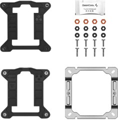 Устройство охлаждения(кулер) Deepcool AG400 LED RGB Soc-AM5/AM4/1200/1700/1851 черный 4-pin 18-32dB Al+Cu 220W 614gr Ret (R-AG400-BKLNMC-G-1)