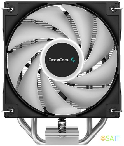 Устройство охлаждения(кулер) Deepcool AG400 LED RGB Soc-AM5/AM4/1200/1700/1851 черный 4-pin 18-32dB Al+Cu 220W 614gr Ret (R-AG400-BKLNMC-G-1)