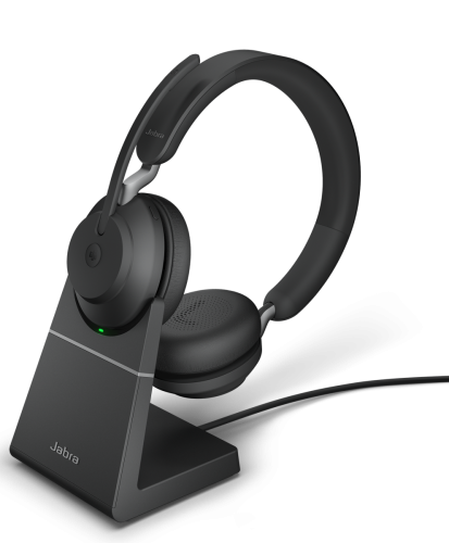 Гарнитура беспроводная Jabra Evolve2 65 - USB-С MS Teams Stereo with Charging Stand