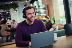 Гарнитура беспроводная Jabra Evolve2 65 - USB-С MS Teams Stereo with Charging Stand