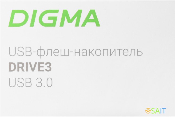 Флеш Диск Digma 128Gb DRIVE3 DGFUM128A30SR USB3.0 серебристый