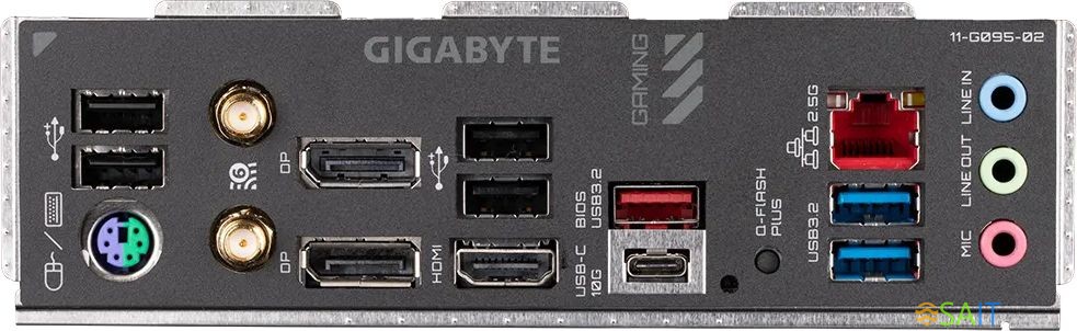 Материнская плата Gigabyte B650M GAMING X AX SocketAM5 AMD B650 4xDDR5 mATX AC`97 8ch(7.1) 2.5Gg RAID+HDMI+DP
