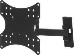 Кронштейн для телевизора Ultramounts UM877 черный 23"-42" макс.20кг настенный поворотно-выдвижной и наклонный