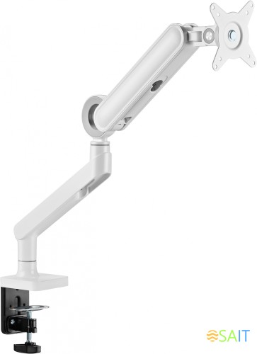 Кронштейн для мониторов Ultramounts UM719W белый 17"-35" макс.10.5кг крепление к столешнице поворот и наклон