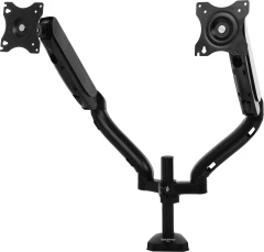 Кронштейн для мониторов ЖК Buro M8 черный 17"-27" макс.9кг крепление к столешнице поворот и наклон