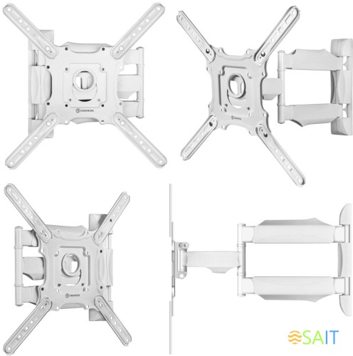 Кронштейн для телевизора Onkron M4 белый 32"-65" макс.35кг настенный поворот и наклон