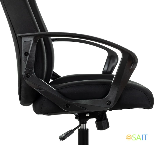 Кресло игровое Zombie 200 черный ткань/эко.кожа крестов. пластик пластик черный