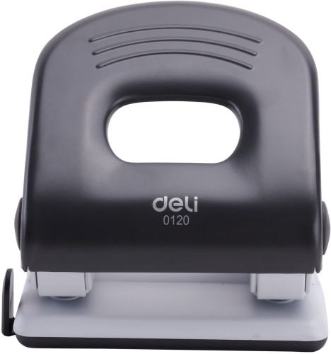 Дырокол Deli PRO E0120 макс.:40лист. металл ассорти отв.:2 с линейкой