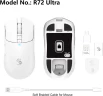 Мышь A4Tech Bloody R72 Ultra белый оптическая 20000dpi беспров. USB-C 7but