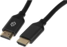 Кабель аудио-видео Digma HDMI (m)/HDMI (m) 2м. феррит.кольца позолоч.конт. черный (D-HDMI-V2.1-2M)