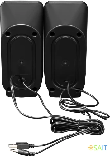 Колонки Оклик OK-120U 2.0 черный 6Вт