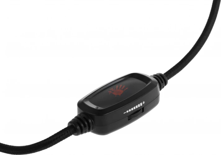 Наушники с микрофоном A4Tech Bloody G535P черный/серебристый 2м мониторные оголовье (G535P 4PIN+USB/BLACK+SILVER)