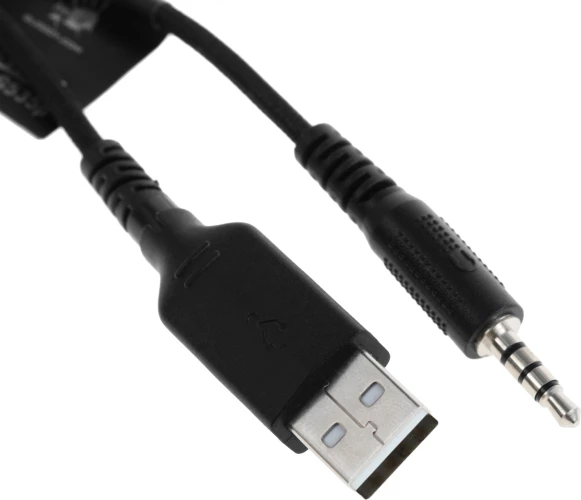 Наушники с микрофоном A4Tech Bloody G535P черный/серебристый 2м мониторные оголовье (G535P 4PIN+USB/BLACK+SILVER)