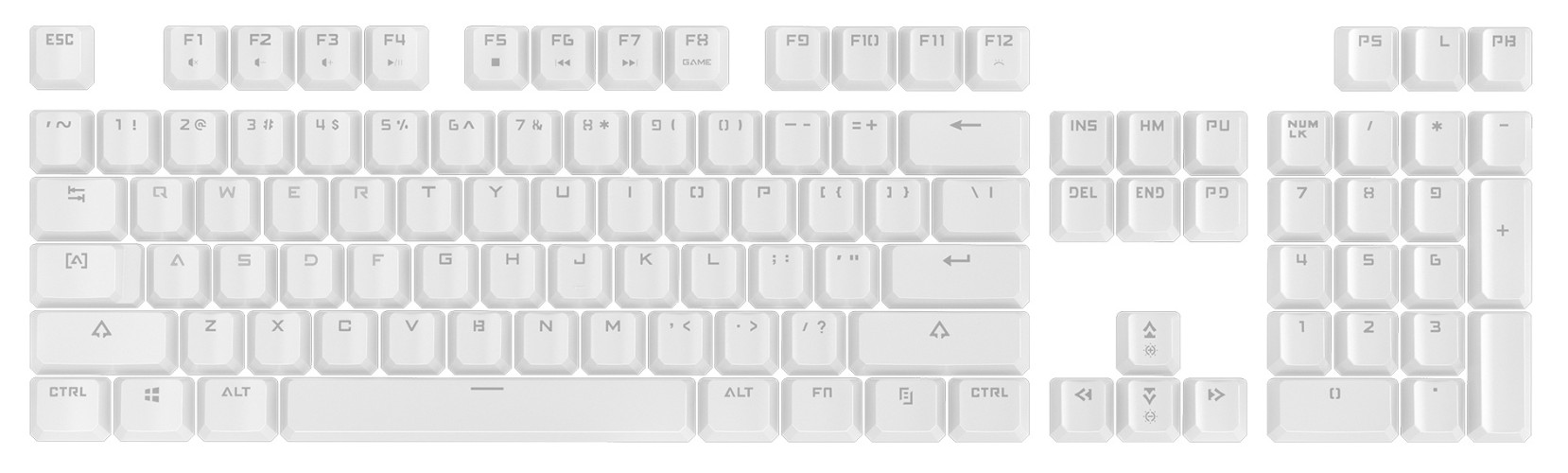 Клавиатура A4Tech Bloody B800 Dual Color механическая розовый/белый USB for gamer LED