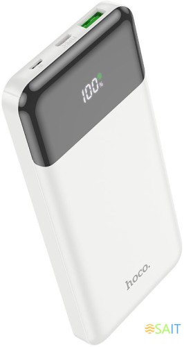 Мобильный аккумулятор Hoco J102 Cool figure 10000mAh QC3.0/PD3.0 20W 3A USB-A/USB-C белый (J102 COOL FIGURE WHITE)