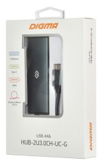 Стыковочная станция Digma HUB-2U3.0CH-UC-G (HUB-2U3.0СH-UC-G)