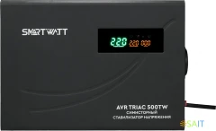 Стабилизатор напряжения Smartwatt AVR Triac 500TW 500ВА черный
