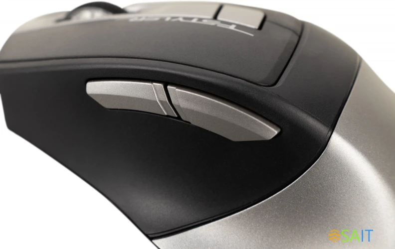 Мышь A4Tech Fstyler FB35 серый оптическая 2000dpi беспров. BT/Radio USB для ноутбука 6but (FB35 SMOKY GREY)