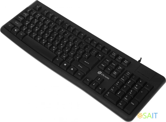 Клавиатура Оклик K135 черный USB (1914788)