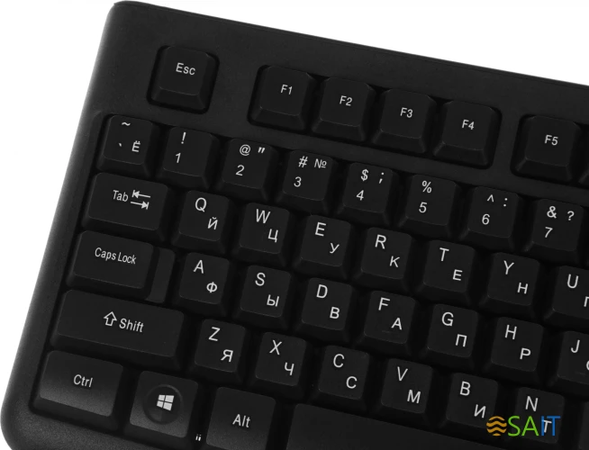 Клавиатура Оклик K135 черный USB (1914788)