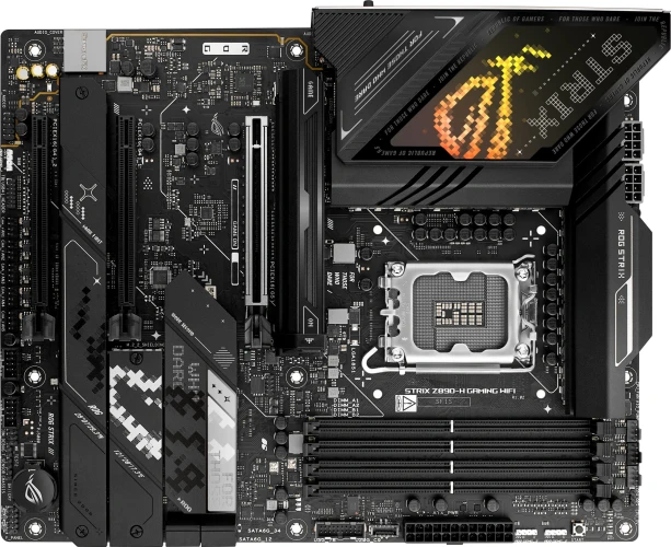 Материнская плата Asus ROG STRIX Z890-H GAMING WIFI Soc-1851 Intel Z890 4xDDR5 ATX AC`97 8ch(7.1) 5Gigabit RAID+HDMI+DP