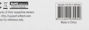 Клавиатура + мышь A4Tech Fstyler FG1012 клав:белый мышь:белый USB беспроводная Multimedia (FG1012 WHITE)