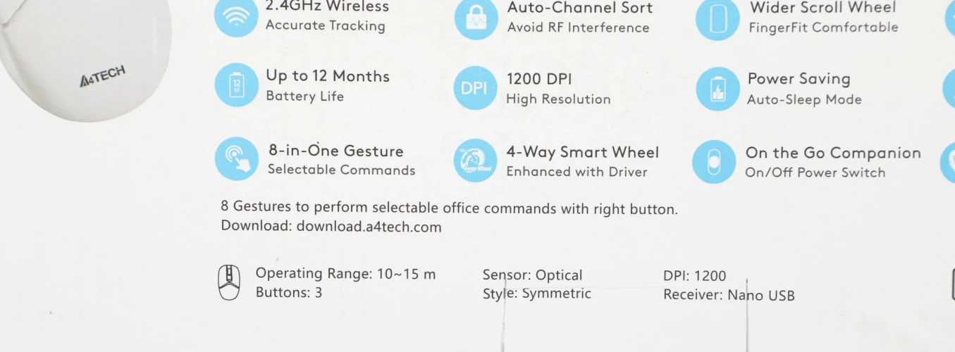 Клавиатура + мышь A4Tech Fstyler FG1012 клав:белый мышь:белый USB беспроводная Multimedia (FG1012 WHITE)