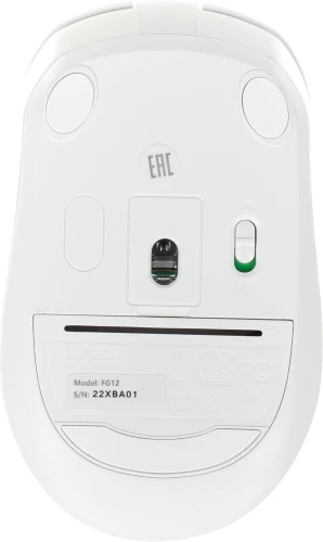 Клавиатура + мышь A4Tech Fstyler FG1012 клав:белый мышь:белый USB беспроводная Multimedia (FG1012 WHITE)