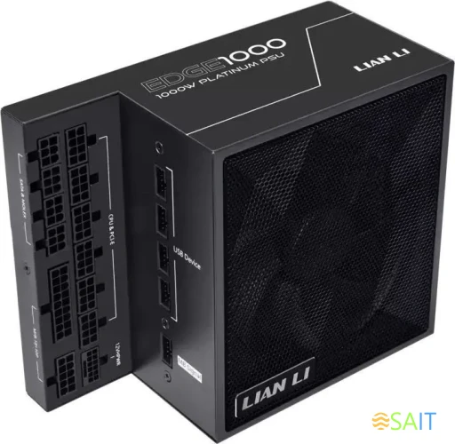 Блок питания Lian-Li ATX 1000W EDGE1000 + HUB Gen.5 80+ gold (20+4pin) APFC 120mm fan 12xSATA Cab Manag RTL