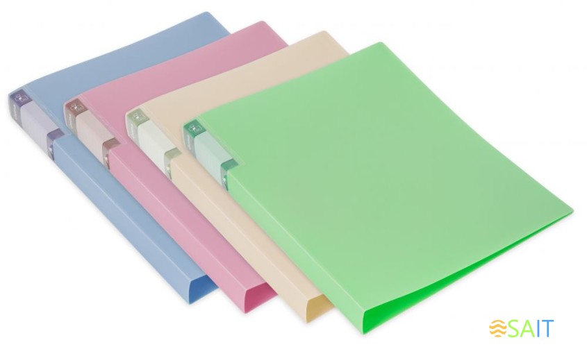 Папка метал.пруж.скоросш. Бюрократ Gems GEM07PGRN A4 пластик 0.7мм торц.карм с бум. встав зеленый турмалин