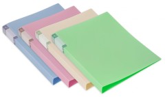 Папка метал.пруж.скоросш. Бюрократ Gems GEM07PGRN A4 пластик 0.7мм торц.карм с бум. встав зеленый турмалин