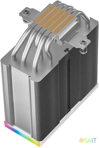 Устройство охлаждения(кулер) Deepcool AK500S Digital SE Wh Soc-AM5/AM4/1200/1700/1851 белый 4-pin 28dB Al+Cu LCD 240W 864gr Ret (R-AK500S-WHADMN-GJD)