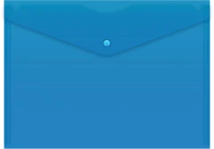 Конверт на кнопке Silwerhof Eco SE-PK120/BLU A4 пластик 0.12мм синий