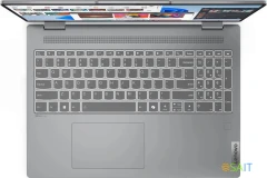 Ноутбук Lenovo IdeaPad 5 16AHP9 Ryzen 7 8845HS 16Gb SSD512Gb AMD Radeon 780M 16" OLED Touch 2K (2048x1280) noOS grey WiFi BT Cam (83DS003WRK)