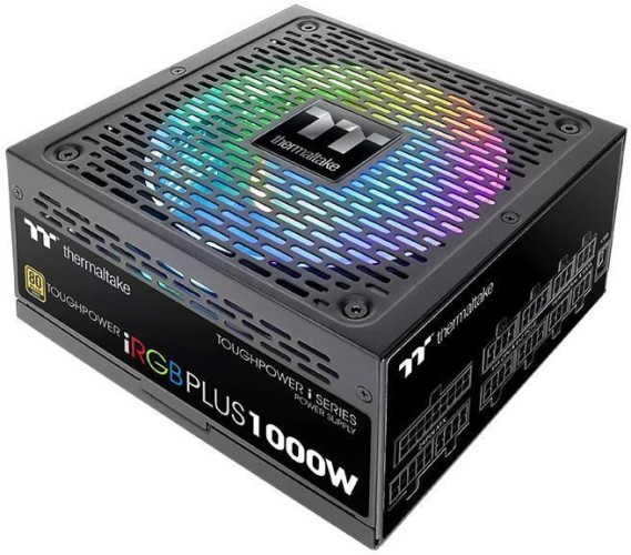 Блок питания Thermaltake ATX 1000W Toughpower iRGB Plus ( DIGITAL) 80+ gold 24pin APFC 140mm fan color LED 12xSATA Cab Manag RTL