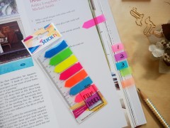 Закладки самокл. пластиковые Stick`n 27087 45x12мм 8цв.в упак. 10лист стрелки