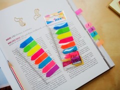 Закладки самокл. пластиковые Stick`n 27087 45x12мм 8цв.в упак. 10лист стрелки