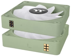 Вентилятор для корпуса Thermaltake CT140 EX Sync Matcha ARGB 140х140x25 зеленый 4-pin 30.7дБ (упак.:3шт) (CL-F197-PL14MG-A) Ret