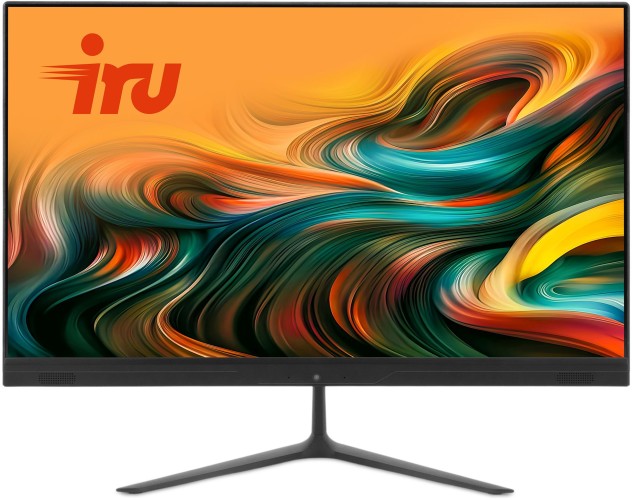 Моноблок IRU P231 23.8" Full HD Cel N4020 (1.1) 8Gb SSD256Gb noOS GbitEth WiFi BT 120W Cam черный 1920x1080