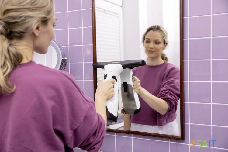 Мойщик окон Karcher WV 1 Plus Frame Edition шир.скреб.:250мм пит.:от аккум. белый/серый