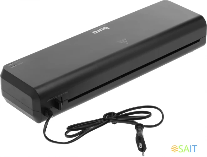 Ламинатор Buro BU-L390 черный A3 (70-125мкм) 30см/мин (2вал.) хол.лам. лам.фото