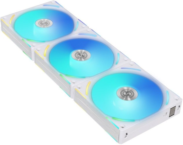 Вентилятор для корпуса Lian-Li Uni Fan ALV2 120 V2 ARGB 120х120x28 белый 7-pin 28.7дБ (упак.:3шт) (G99.12ALV23W.00) Ret