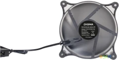 Вентилятор для корпуса Digma DFAN120PWM-2BK 120х120x25 черный 4-pin 37дБ Ret