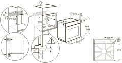 Встраиваемая электрическая духовка ELECTROLUX ELECTROLUX EOF5F70X